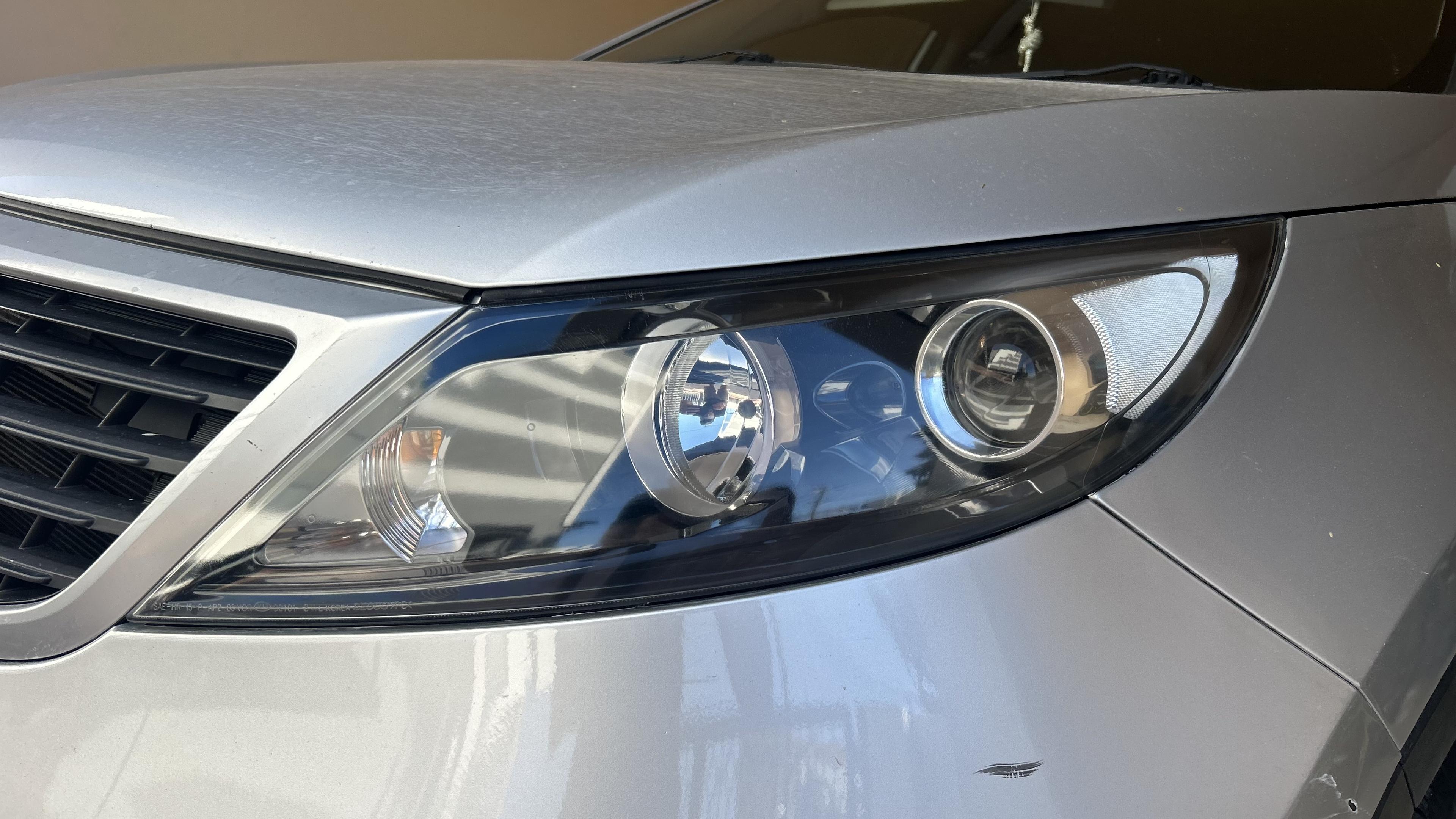 Restored headlight in Mandurah